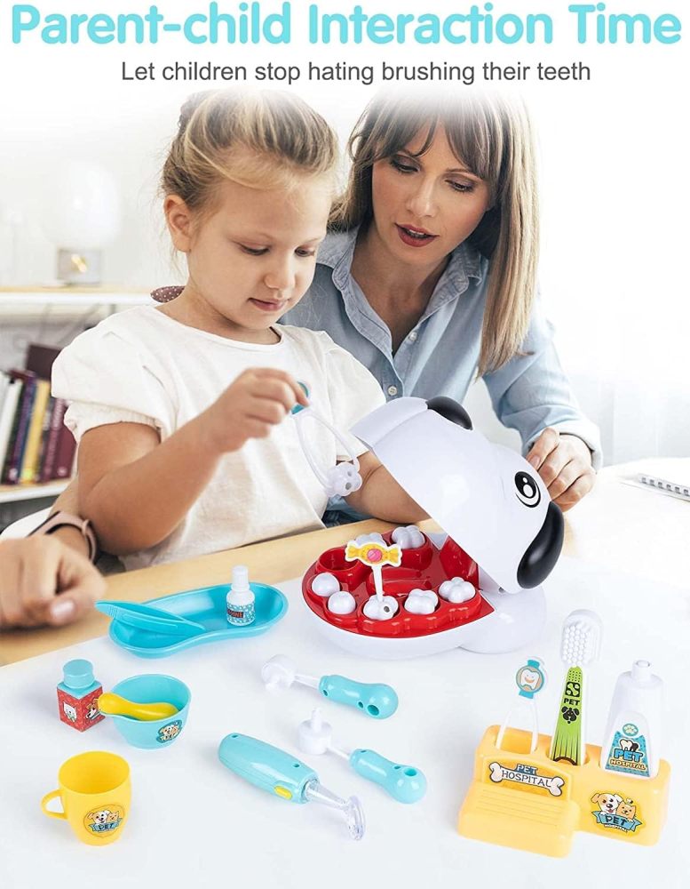 Pretend Play Doctor Toy - Dog Tooth Extraction Simulation for Kids