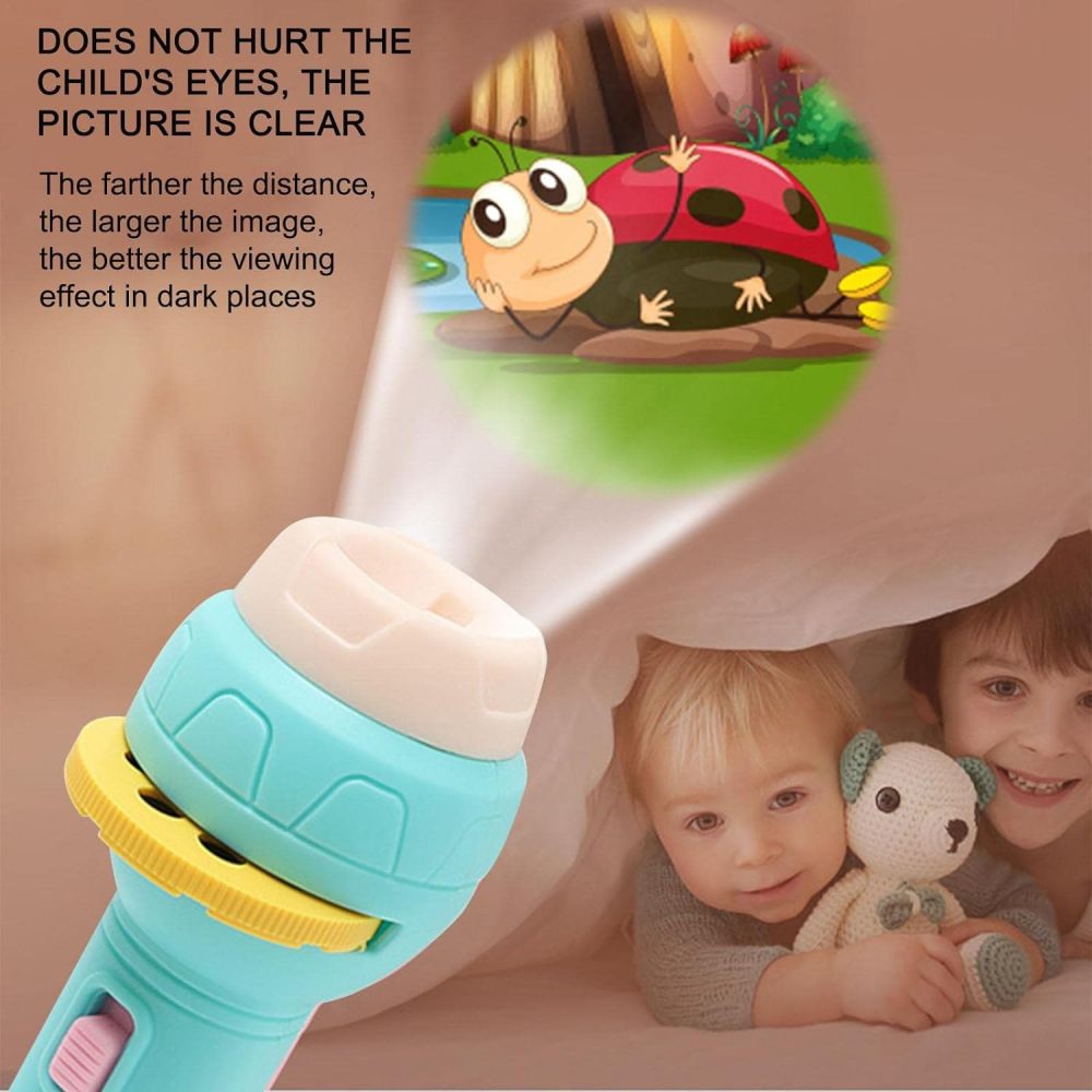 Cartoon Projection Children's Flashlight - Fun & Educational Bedtime Toy
