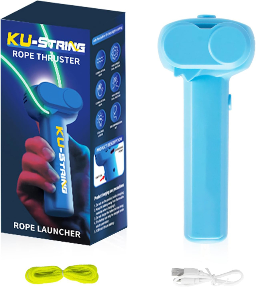 Glow in The Dark Rope Launcher Propeller - Fun Lasso Pressure Reducer