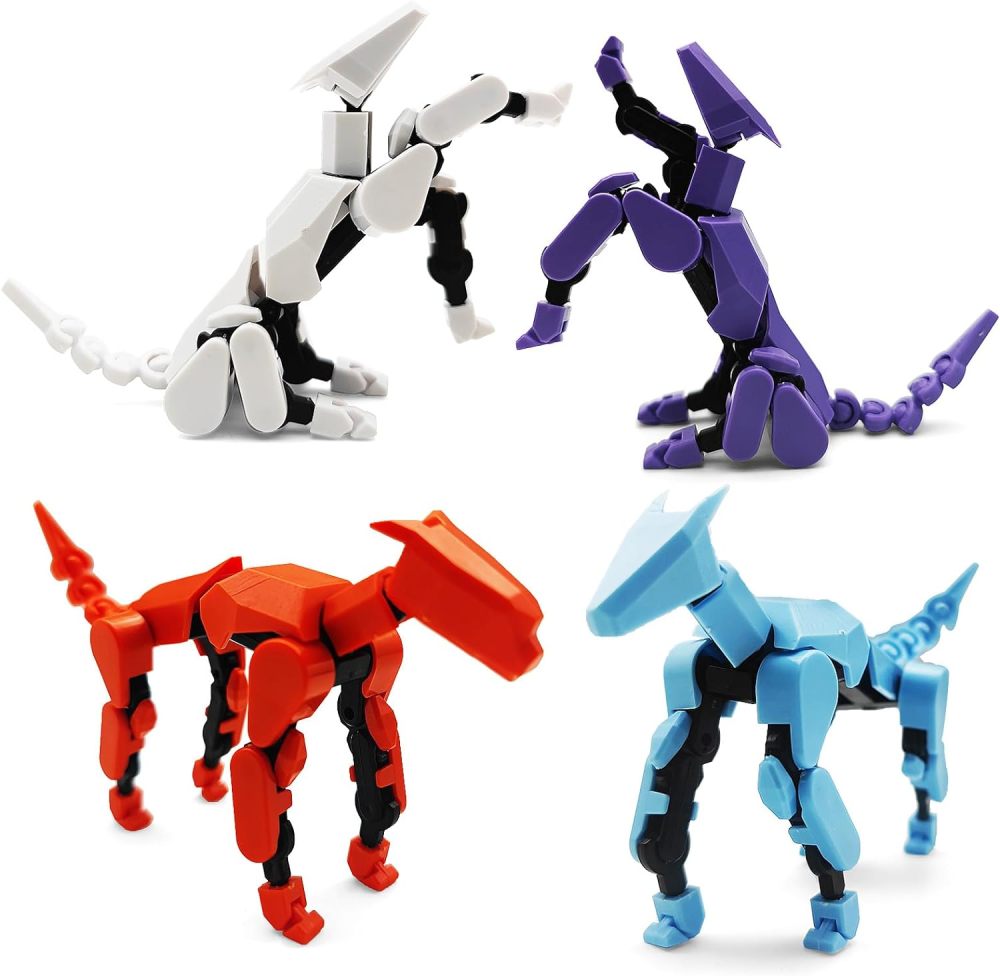 T13 Robot Action Figure - 3D Printed Multi-Jointed Movable Action Figure