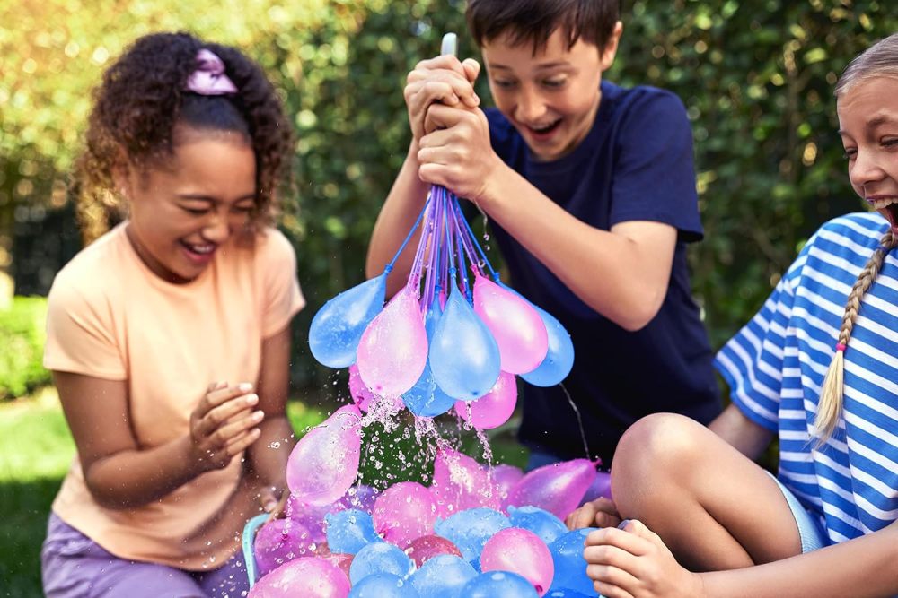 UPICKPICK Tropical Party Water Balloons 10 Pack 330+ Rapid-Filling