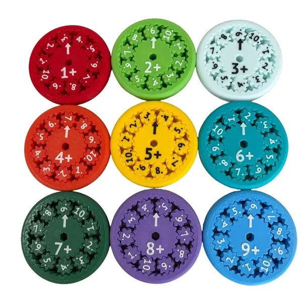 Math Fidget Spinners - Educational Math Fact Fidget Spinners