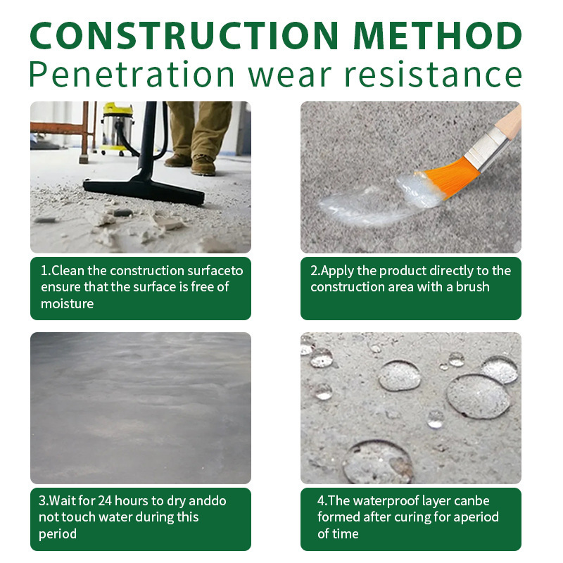 Polyurethane Waterproof Coating, Transparent Waterproof Glue With Brush