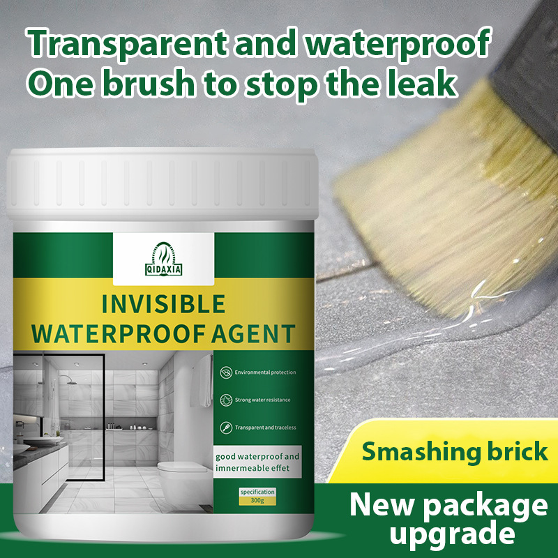 Polyurethane Waterproof Coating, Transparent Waterproof Glue With Brush