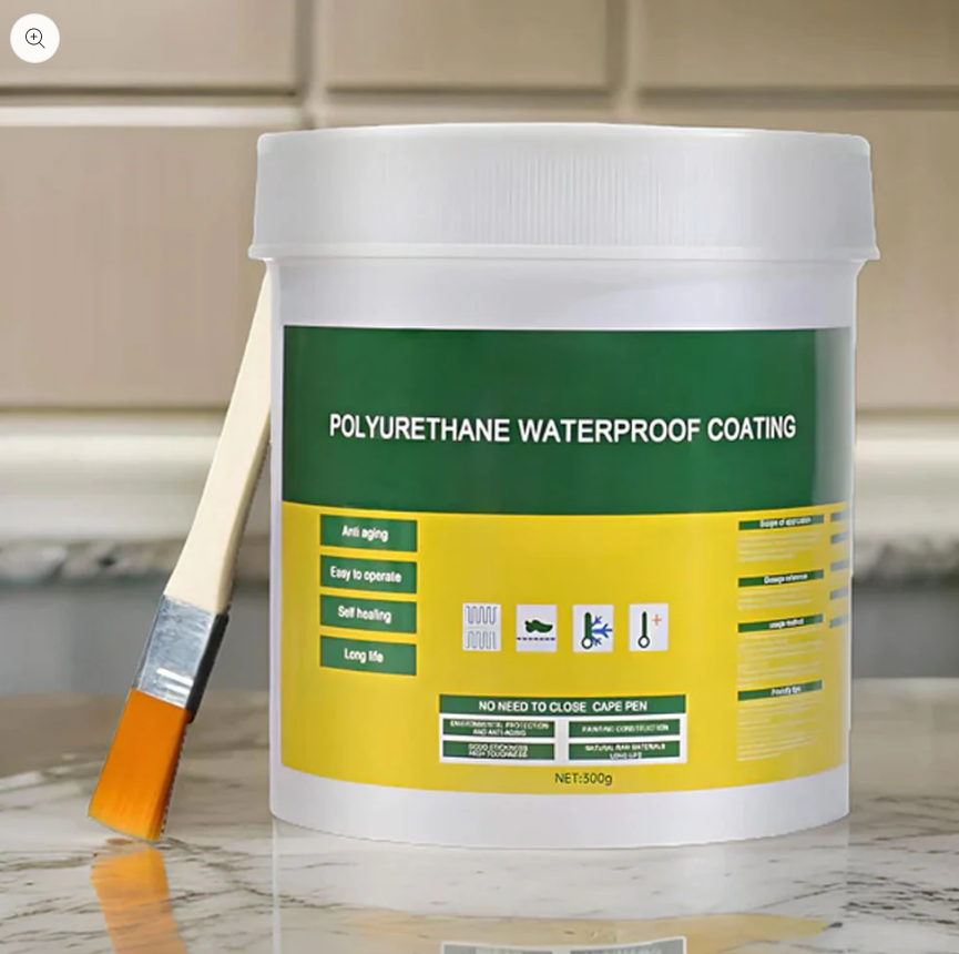 Polyurethane Waterproof Coating, Transparent Waterproof Glue With Brush