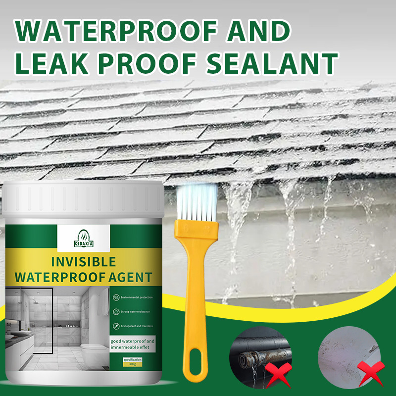 Polyurethane Waterproof Coating, Transparent Waterproof Glue With Brush