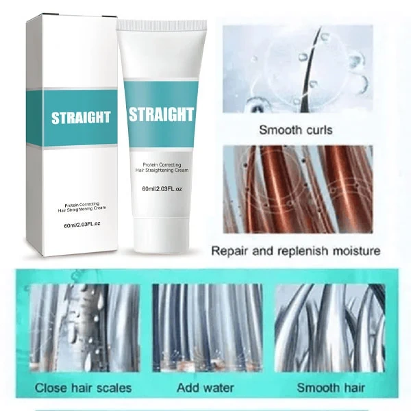 🔥Last Day Promotion 49% OFF🔥Silk & Gloss Hair Straightening Cream（Buy 1 Get 1 Free）