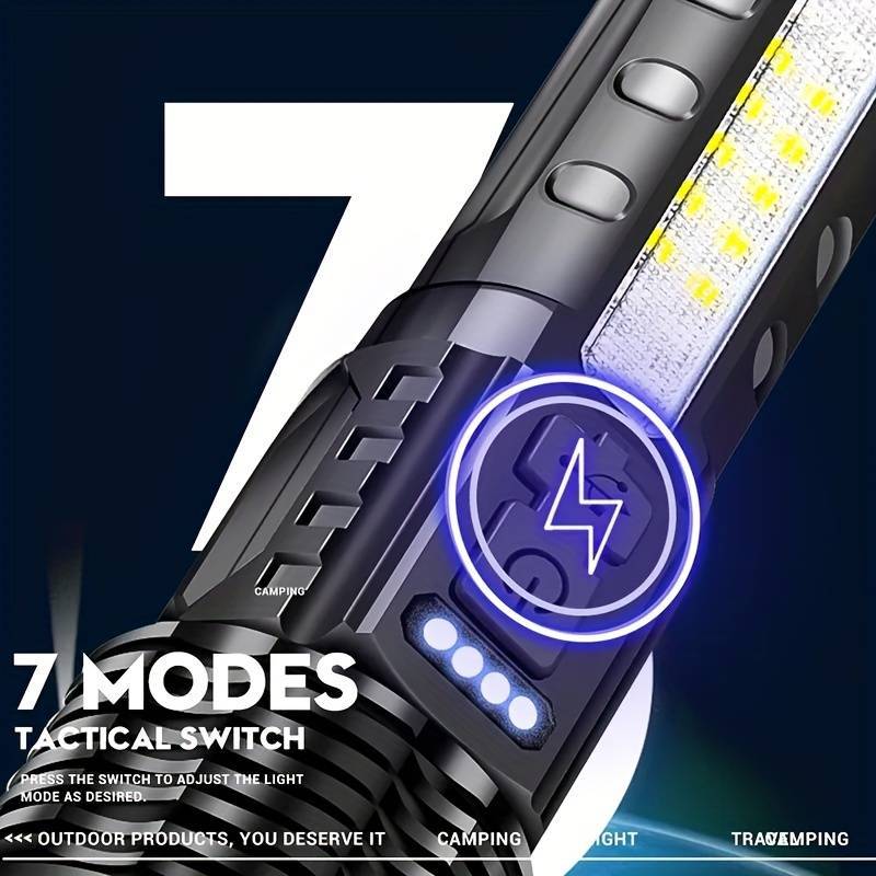 🔥HOT SALE 49% OFF🔥2024 New Upgraded A70 Tactical LED Flashlight（Free Shipping）