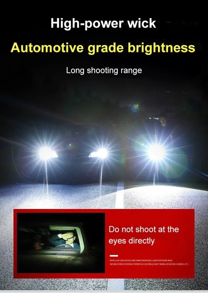 🔥Hot Sale - 50% OFF🔥Multifunctional Rechargeable Flashlight（Free Shipping）