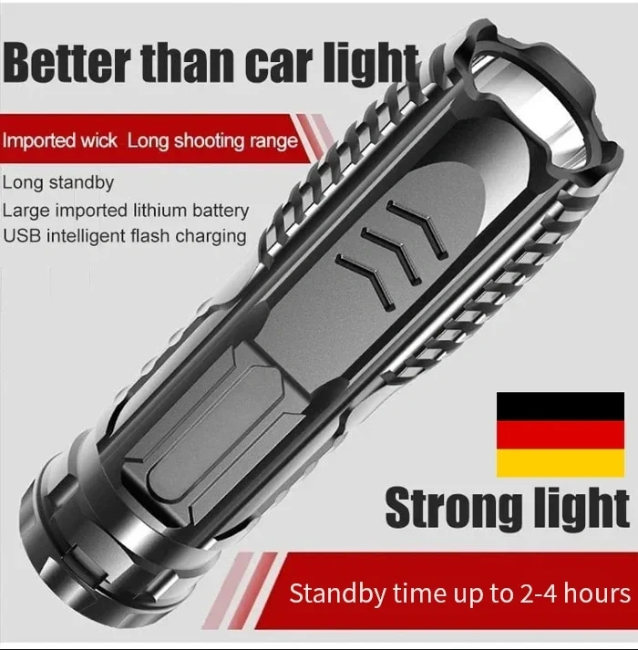 🔥Hot Sale - 50% OFF🔥Multifunctional Rechargeable Flashlight（Free Shipping）