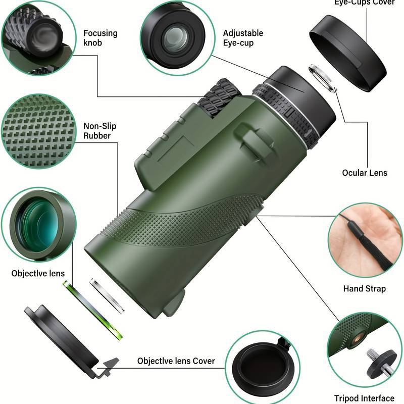 🔥🎁2024 Hot Sale🎁48% OFF 4K Waterproof Monocular Phone Telescope（Free Shipping）