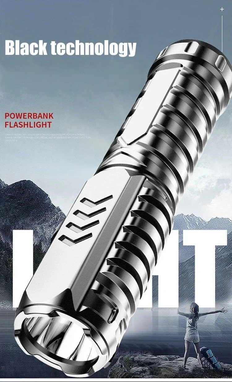 🔥Hot Sale - 50% OFF🔥Multifunctional Rechargeable Flashlight（Free Shipping）