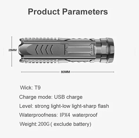 🔥Hot Sale - 50% OFF🔥Multifunctional Rechargeable Flashlight（Free Shipping）