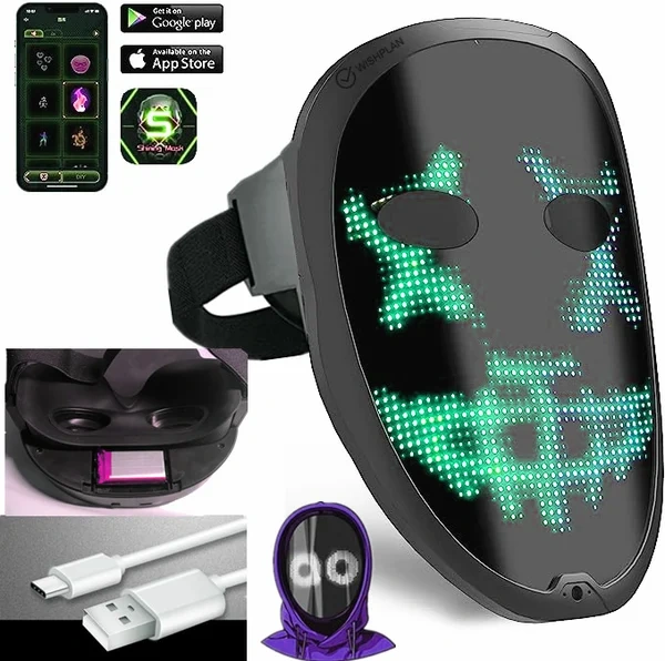 50% OFF Today！🔥Luminous Mask - The Future of LED Mask Customization（Free Shipping）