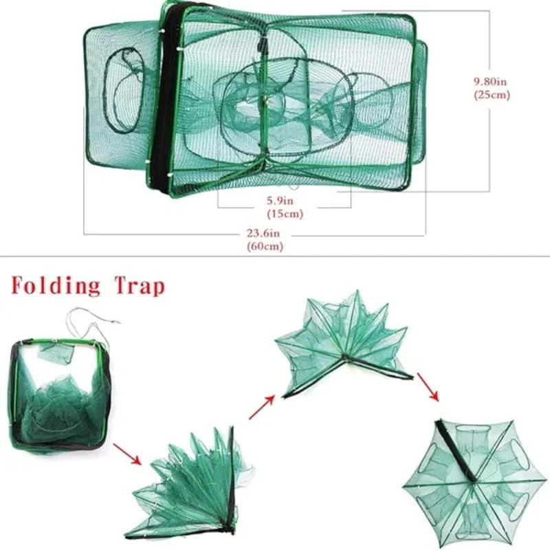 🎁Hot Sale🎁48% OFF - Auto-Foldable Strengthened Fishing Trap Net（Free Shipping）