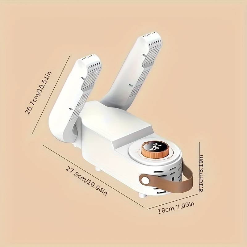 Portable and Foldable Shoe Dryer