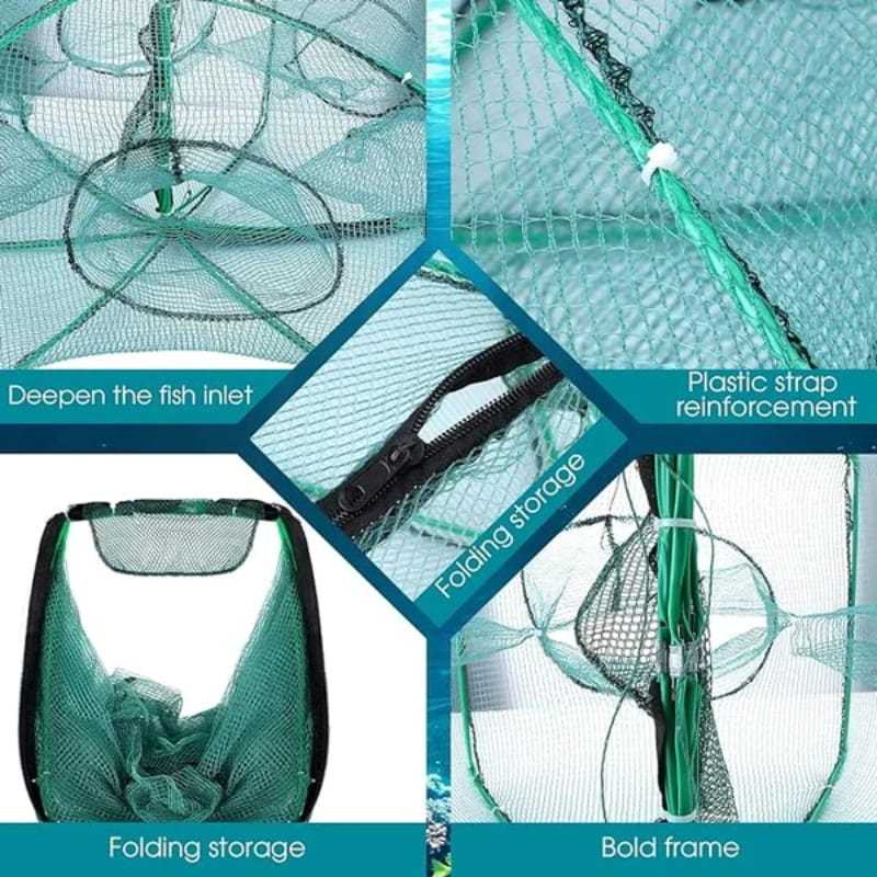 🎁Hot Sale🎁48% OFF - Auto-Foldable Strengthened Fishing Trap Net（Free Shipping）