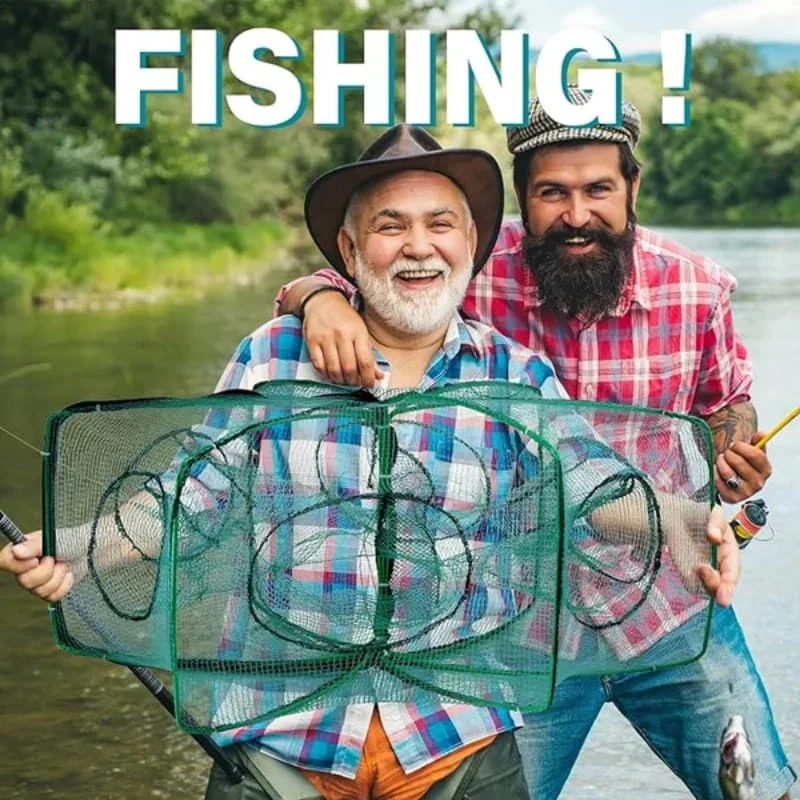 🎁Hot Sale🎁48% OFF - Auto-Foldable Strengthened Fishing Trap Net（Free Shipping）