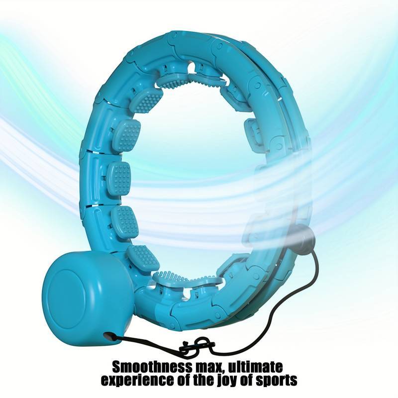 🔥HOT SALE 49% OFF🔥 2-in-1 Smart Fitness Hoop & Ab Roller for Effective Workouts - Detachable and Weighted