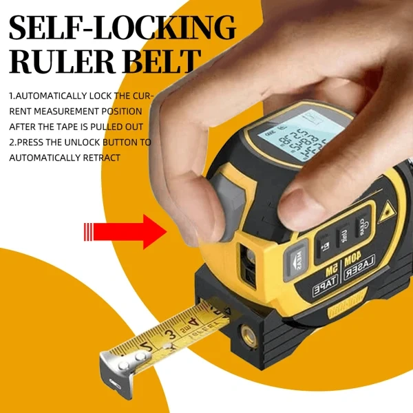 🔥BUY 1 FREE 1🔥3-In-1 Infrared Laser Tape Measuring (Imperial & Metric)