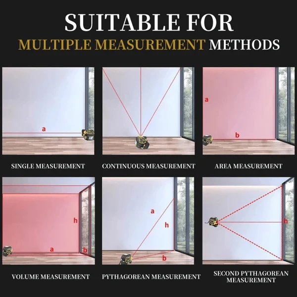 🔥BUY 1 FREE 1🔥3-In-1 Infrared Laser Tape Measuring (Imperial & Metric)