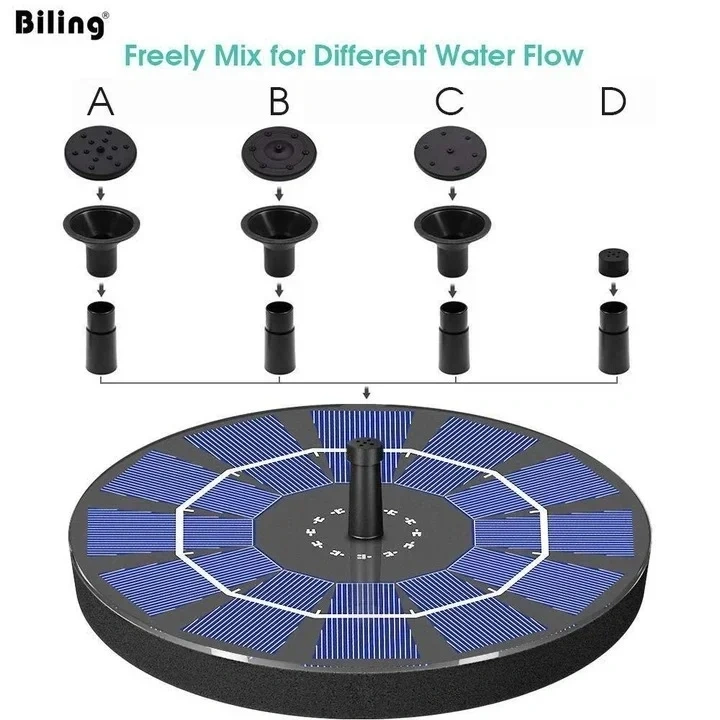 LAST DAY 48% OFF🔥Solar-Powered Bird Fountain Kit