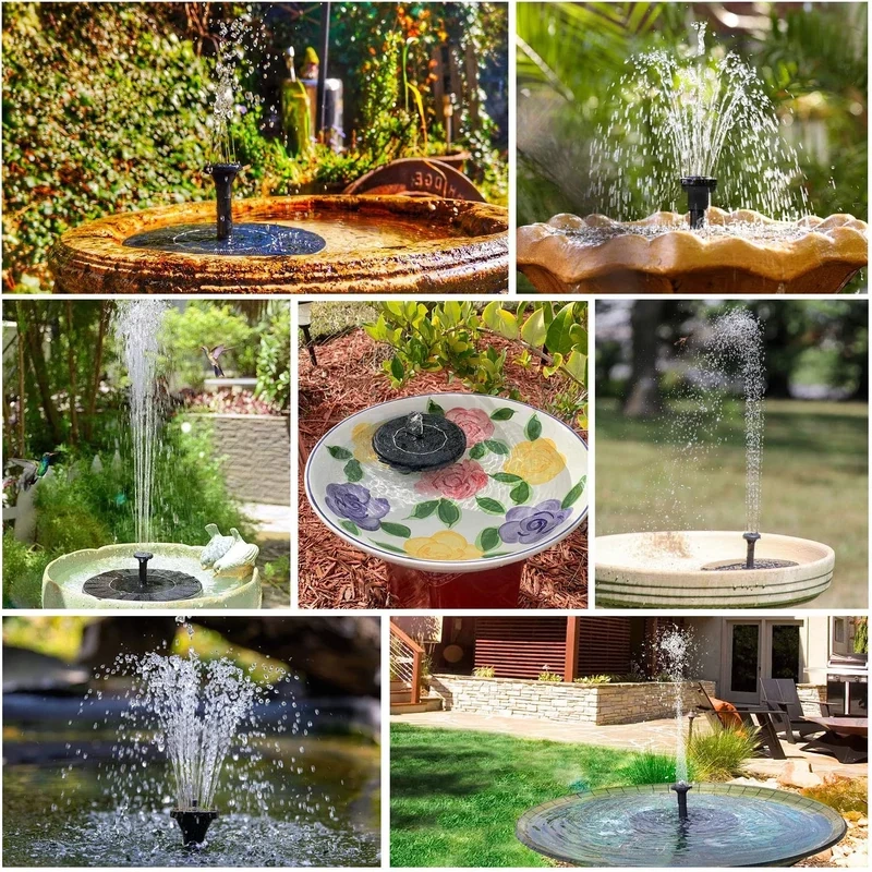 LAST DAY 48% OFF🔥Solar-Powered Bird Fountain Kit