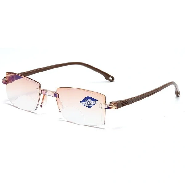 LAST DAY 48% OFF🔥 2024 New Sapphire high hardness anti-blue progressive Far And Near Dual-Use Reading Glasses