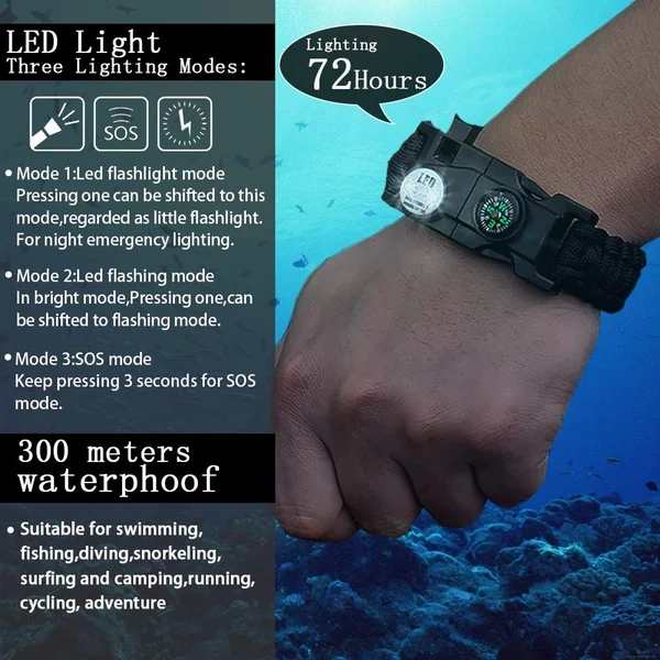🔥Hot sale🔥Multifunctional Survival Bracelet (Free Shipping)