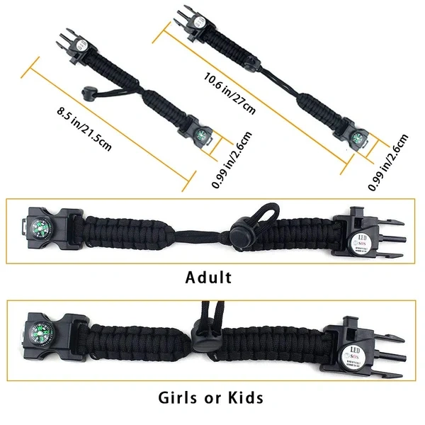 🔥Hot sale🔥Multifunctional Survival Bracelet (Free Shipping)