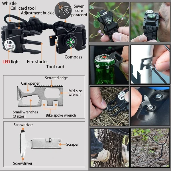 🔥Hot sale🔥Multifunctional Survival Bracelet (Free Shipping)