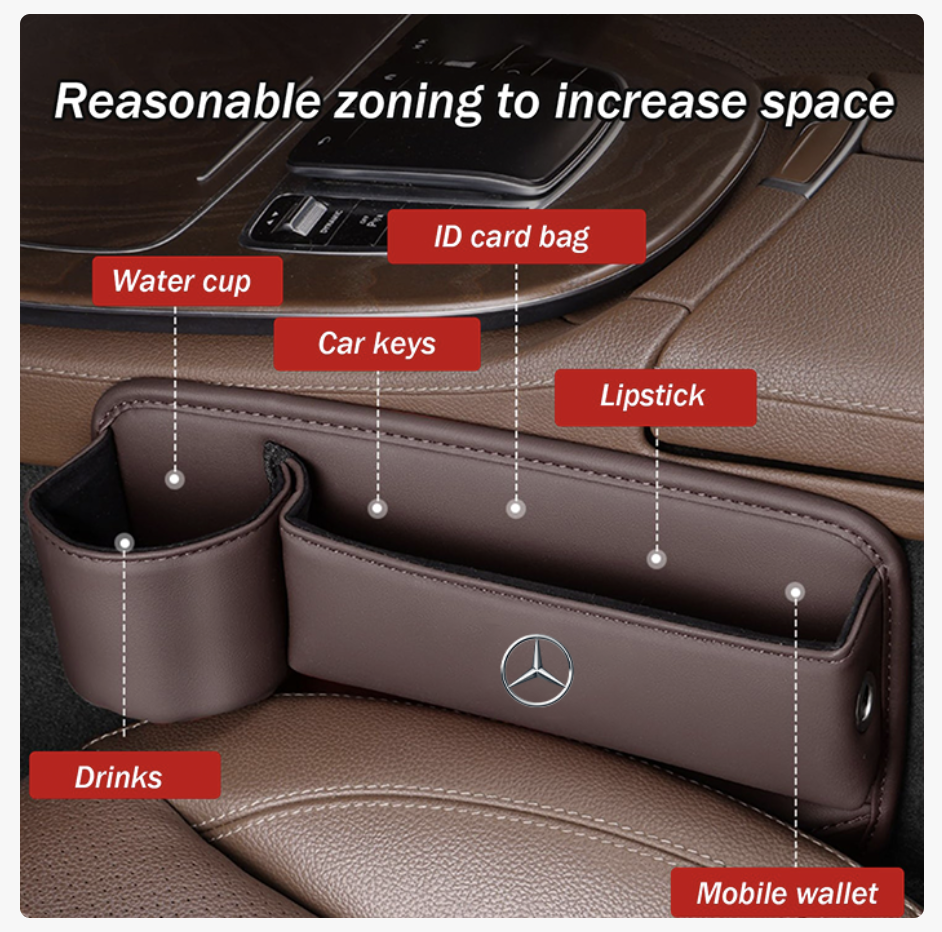 🔥HOT SALE 50% OFF 💖Car leather cup holder gap bag