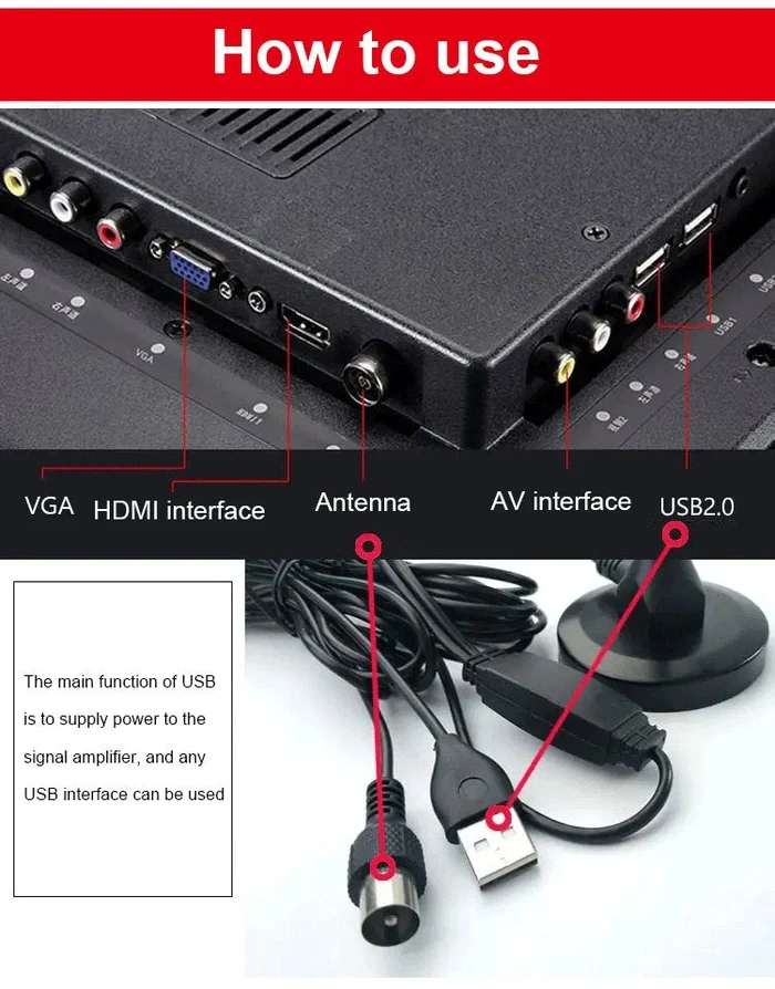 🥳Nice Gift🎁Indoor HD digital TV signal receiver（Free Shipping）