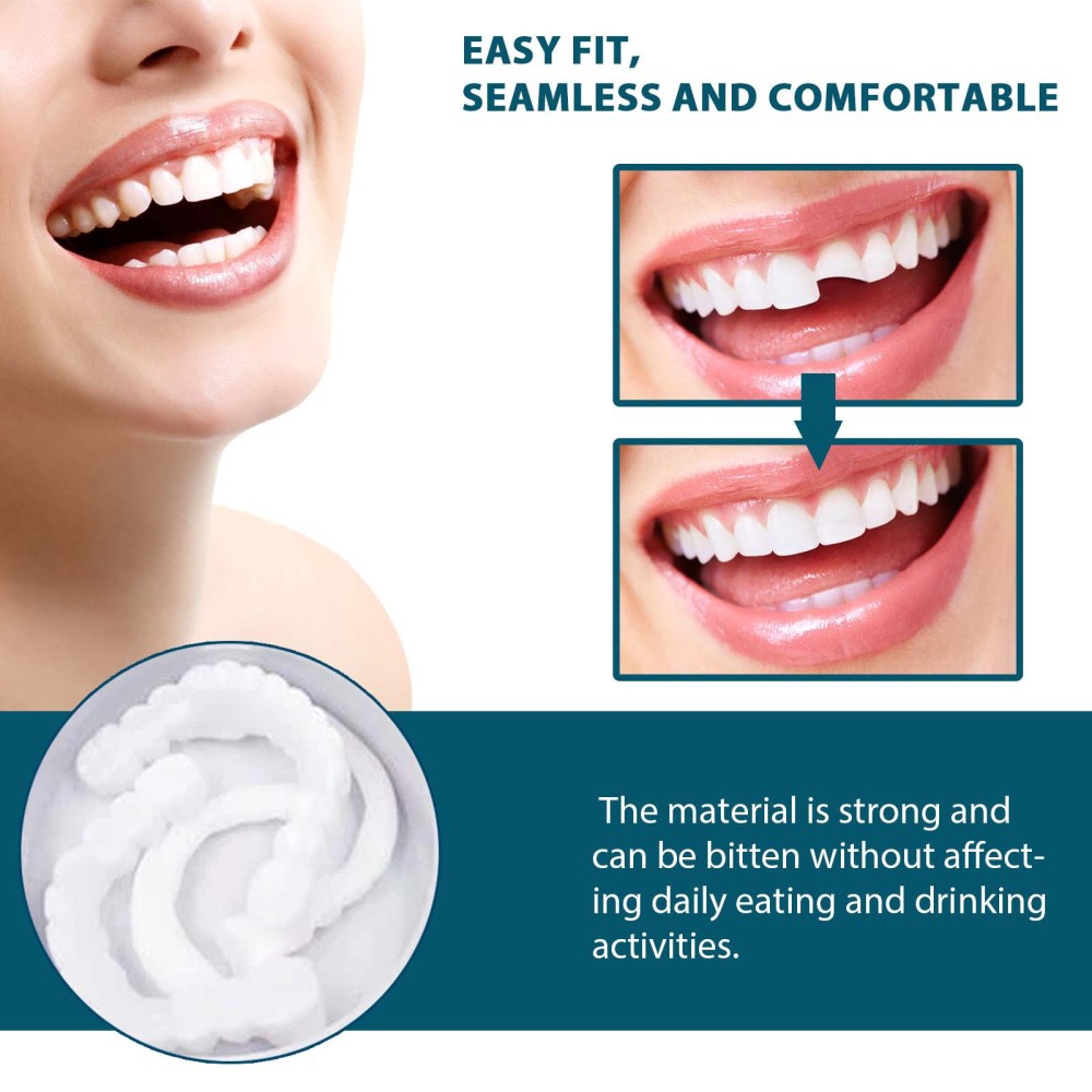 💝EEHLOE💝Latest👨‍⚕Adjustable Snap-On Dentures😁(FREE SHIPPING)