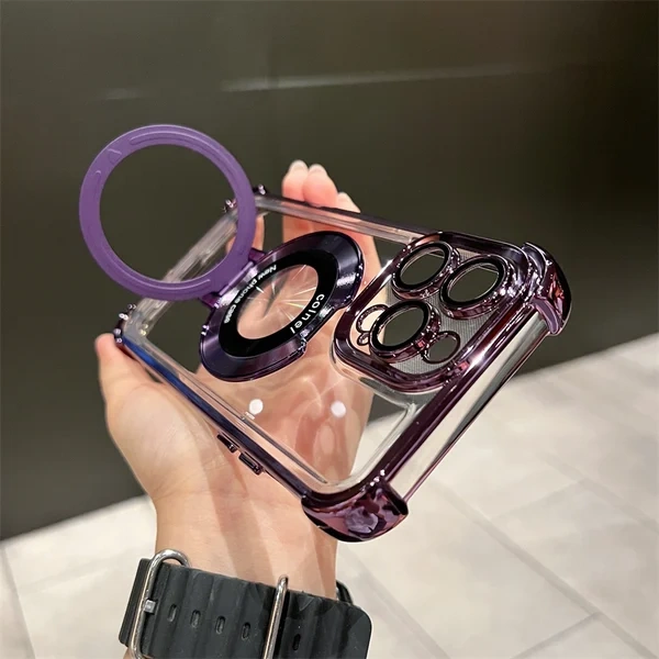 🎁Last Day 49% OFF -Airbag Anti-fall iPhone Case with Invisible Ring Stand