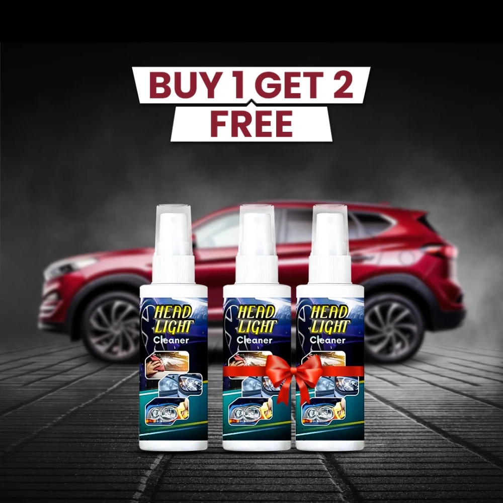 Headlight Lens Cleaner, Restorer, Shiner, for Vehicles (110ml Each)(Buy 1 Get 2 Free)