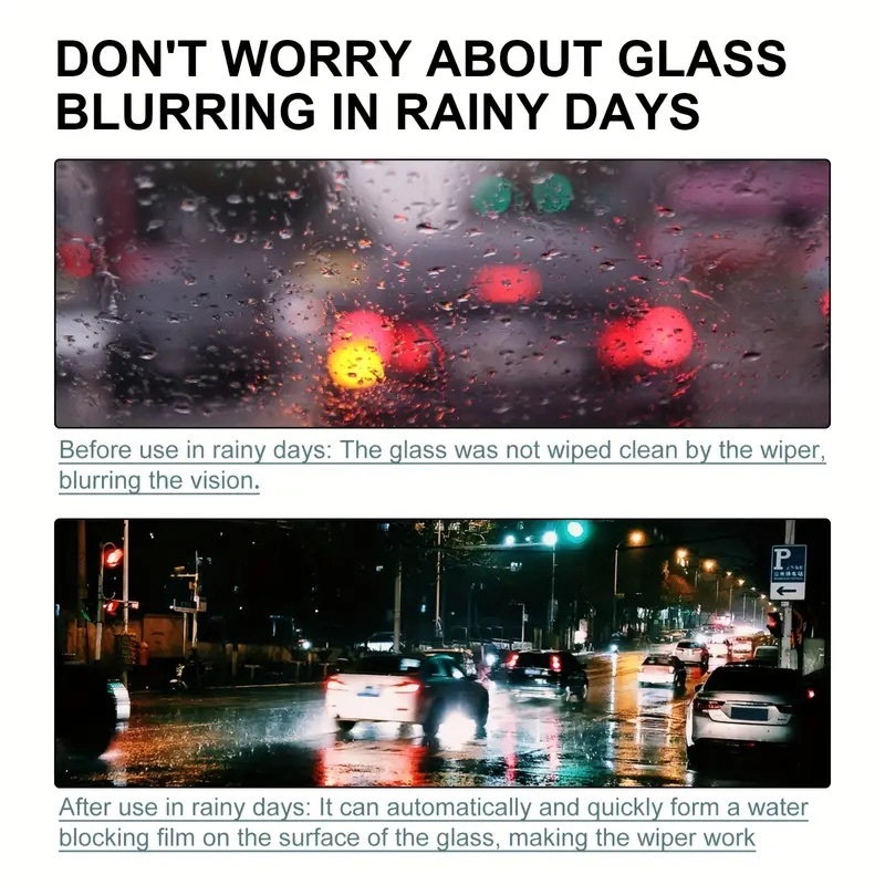 Big Sale 49% 🔥 HGKJ Anti-rain Anti Fog Spray For Glass 🤩