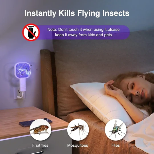 PLUG AND PLAY MINI MOSQUITO RACKET