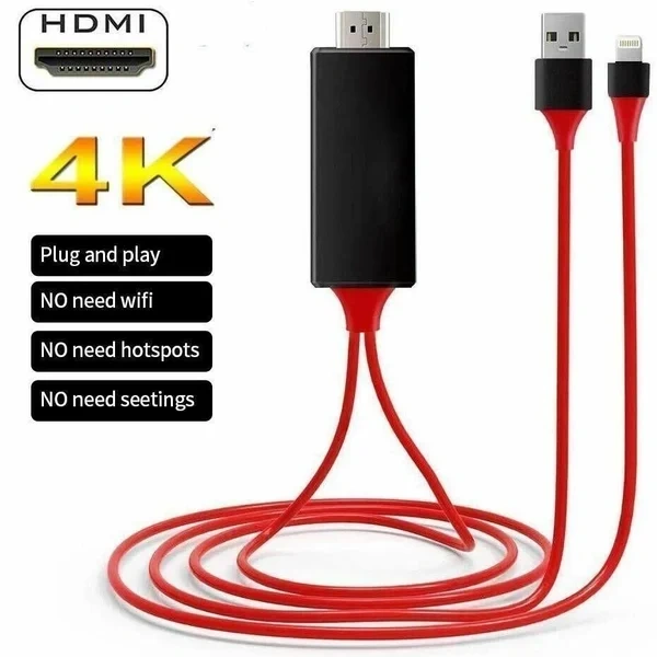 🔥BIG SALE - 49% OFF🔥 1080P No Lagging HDMI TV Cable 📺📺No network required for screen casting