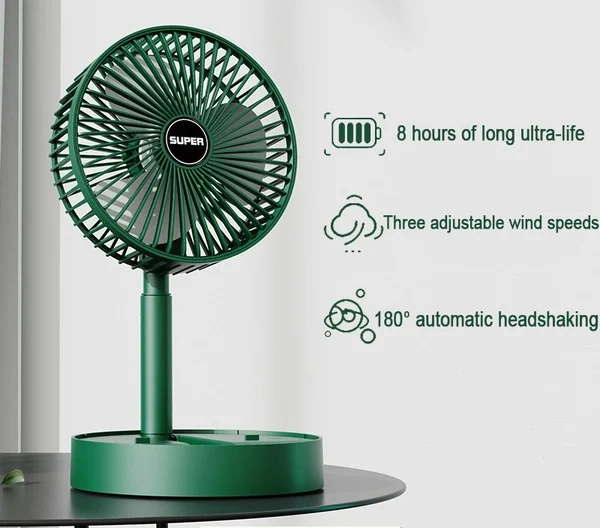Summer Hot Sale🔥🔥Desktop USB foldable silent electric fan (Free Shipping)