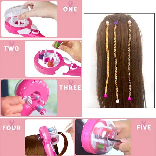 (49% OFF) Magic Electric Hair Braiding Tool 💝 Best gift for children