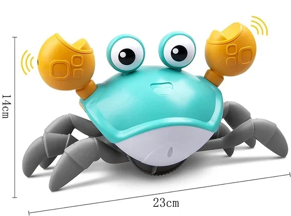 Crawling Crab Helps with Tummy Time