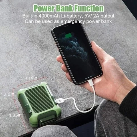 🔥Summer Sale 47% OFF - Portable Cooling Fan 4000mAH 16Hours Working Time