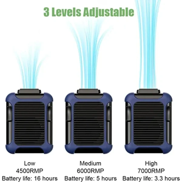 🔥Summer Sale 47% OFF - Portable Cooling Fan 4000mAH 16Hours Working Time