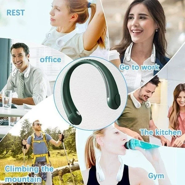 🎧 49% OFF - 2024 New Portable Neck Fan❤