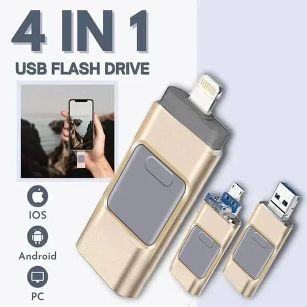 🔥 BIG SALE - 49% OFF🔥🔥4 In 1 High Speed USB Multi Drive Flash Drive