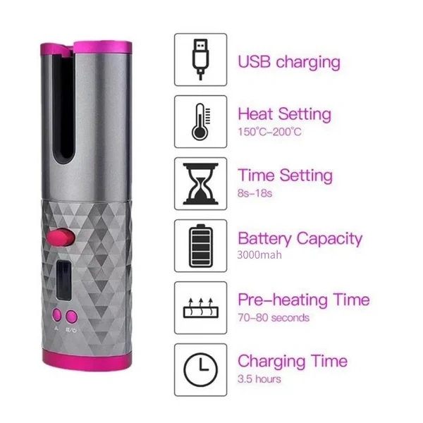 🔥BIG SALE - 50% OFF🔥Cordless Automatic Hair Curler⭐Free Shipping