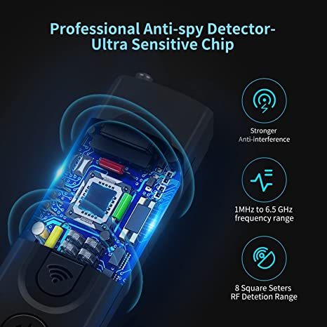 Hidden Camera Detector (Military Grade, with built-in RF and GPS Tracking Detection)