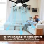 🔥Summer Sale 49% OFF🔥 Bright Cool Ceiling Socket Fan & Light with Remote Control（Buy 2 Free Shipping）