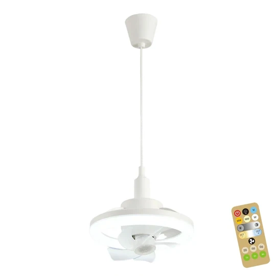 🔥 2-in-1 360 ° Rotating Ceiling Fan Light With Remote Control 😍（BUY 2 FREE SHIPPING）